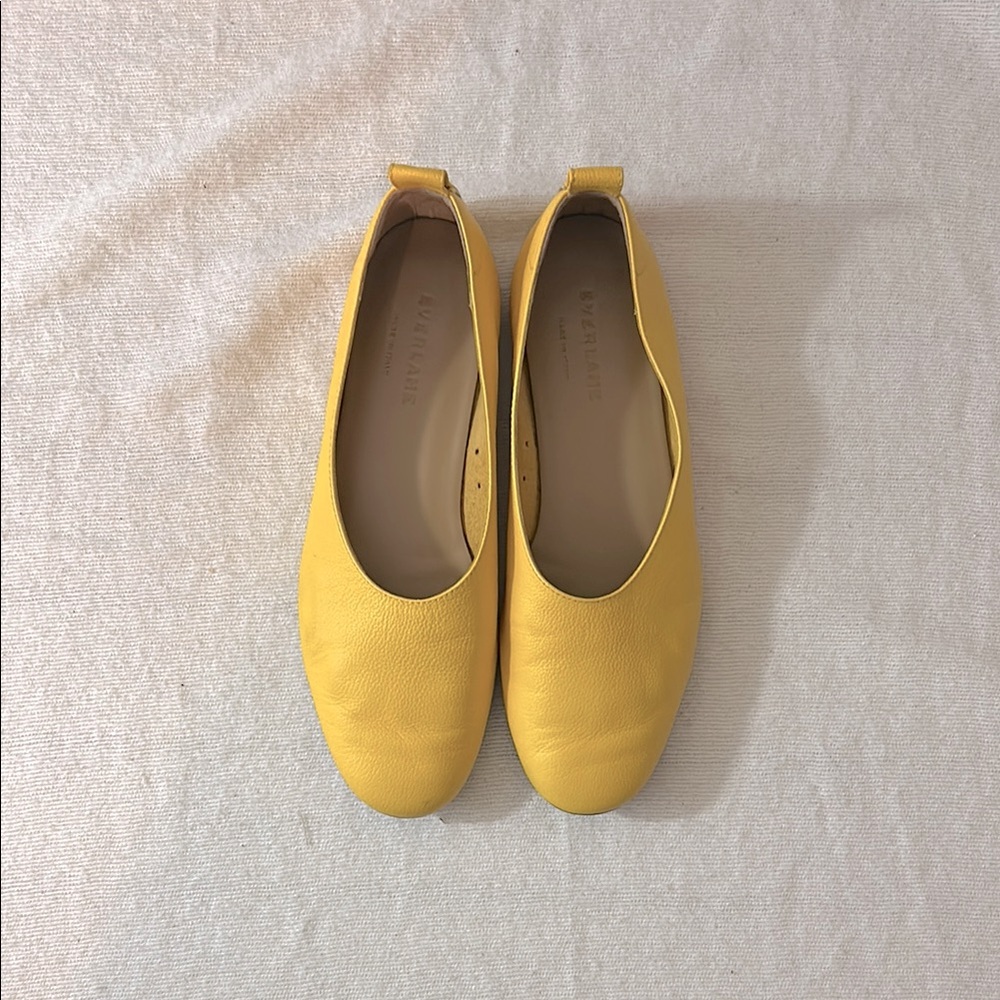 Everlane The Italian Leather Day Glove Flats